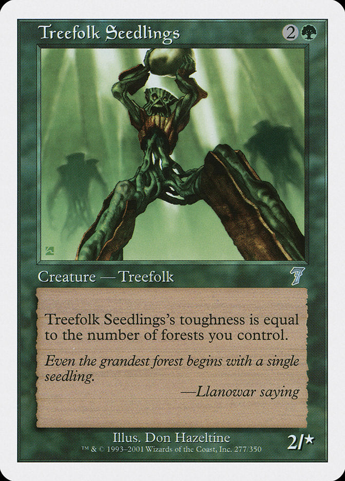 Treefolk Seedlings (277) [Seventh Edition] | Odin's Place