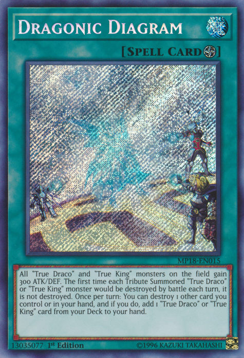 Dragonic Diagram [MP18-EN015] Secret Rare | Odin's Place