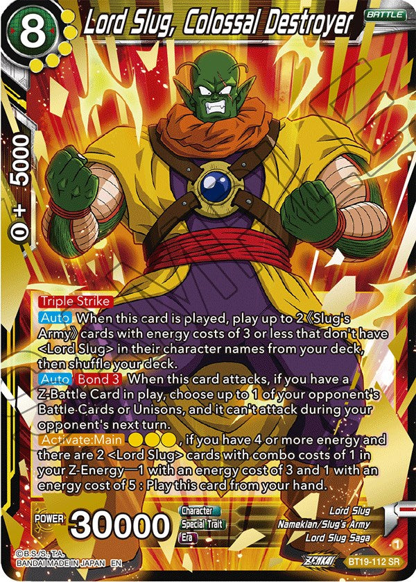 Lord Slug, Colossal Destroyer (BT19-112) [Fighter's Ambition] | Odin's Place