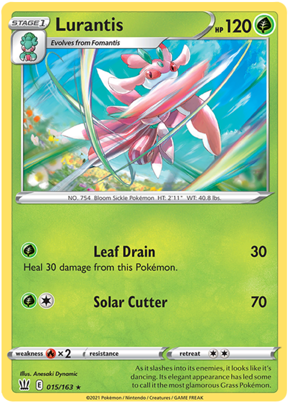 Lurantis (015/163) [Sword & Shield: Battle Styles] | Odin's Place