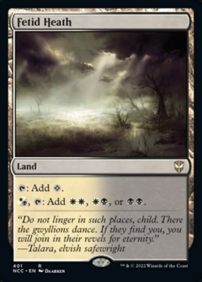 Fetid Heath [Streets of New Capenna Commander] | Odin's Place