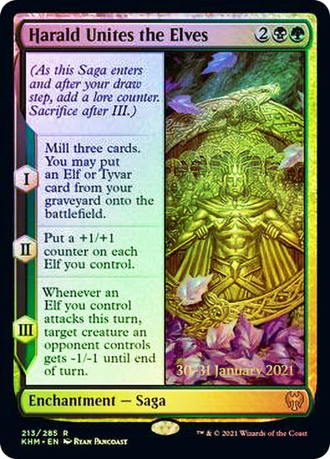 Harald Unites the Elves [Kaldheim Prerelease Promos] | Odin's Place