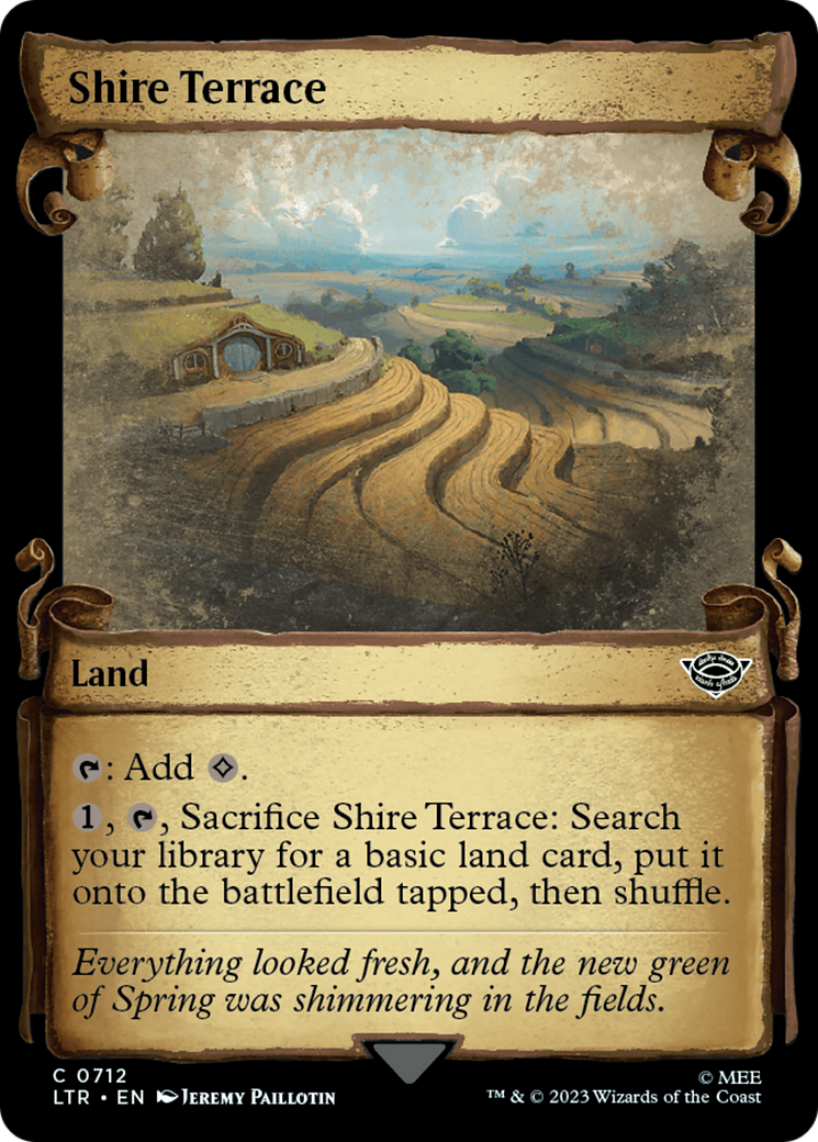 Shire Terrace [The Lord of the Rings: Tales of Middle-Earth Showcase Scrolls] | Odin's Place