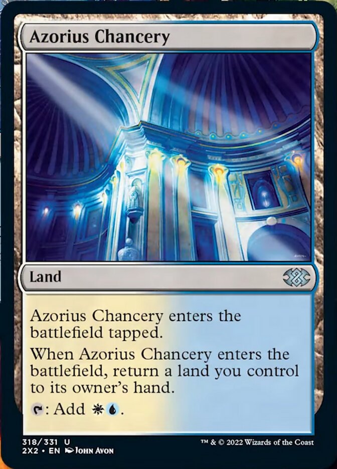 Azorius Chancery [Double Masters 2022] | Odin's Place