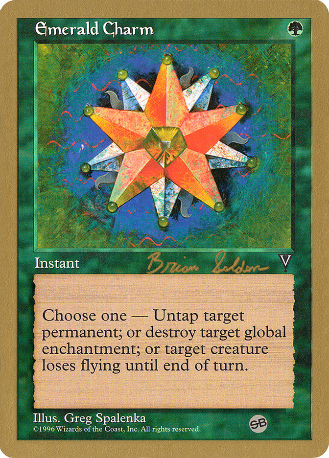 Emerald Charm (Brian Selden) (SB) [World Championship Decks 1998] | Odin's Place