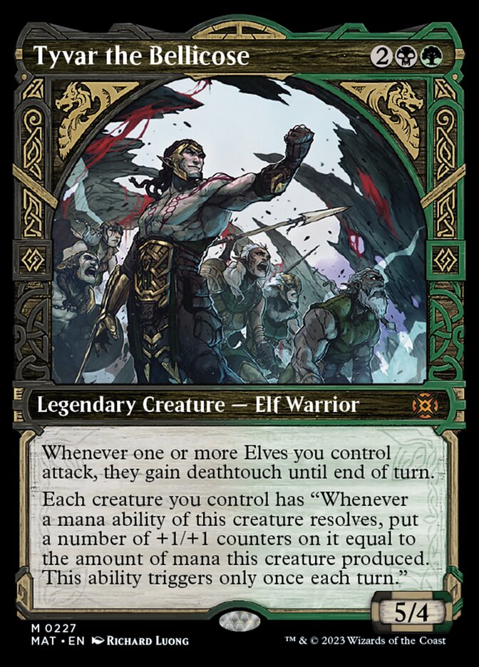 Tyvar the Bellicose (Showcase Halo Foil) [March of the Machine: The Aftermath] | Odin's Place