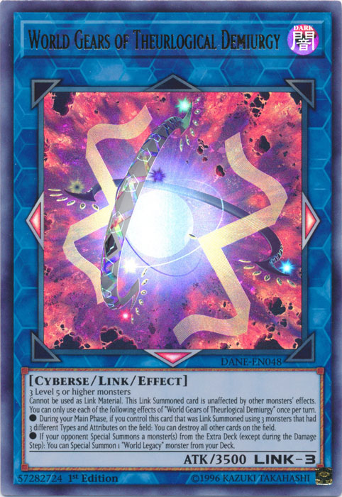 World Gears of Theurlogical Demiurgy [DANE-EN048] Ultra Rare | Odin's Place