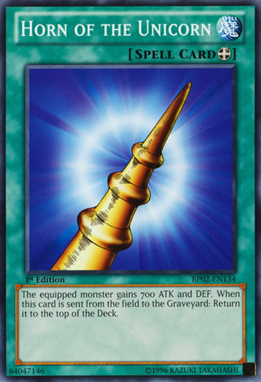 Horn of the Unicorn [BP02-EN134] Mosaic Rare | Odin's Place