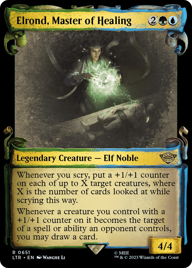 Elrond, Master of Healing [The Lord of the Rings: Tales of Middle-Earth Showcase Scrolls] | Odin's Place