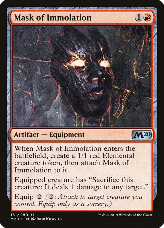 Mask of Immolation [Core Set 2020] | Odin's Place