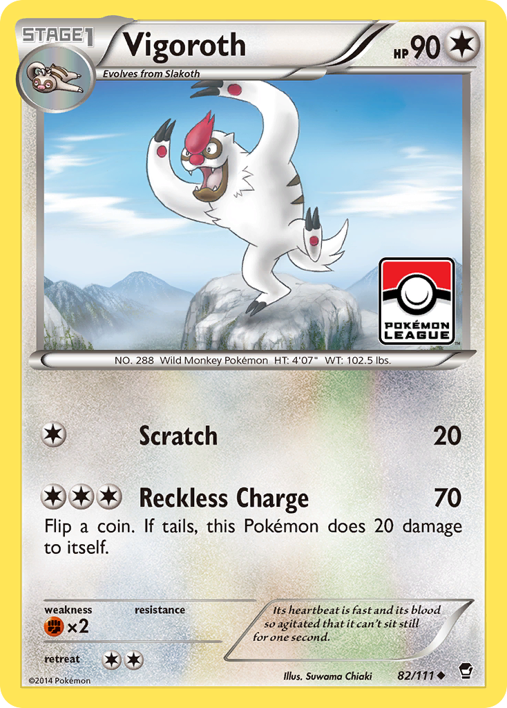 Vigoroth (82/111) [XY: Furious Fists] | Odin's Place