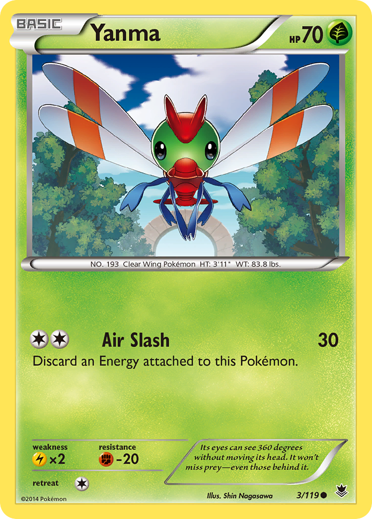 Yanma (3/119) [XY: Phantom Forces] | Odin's Place