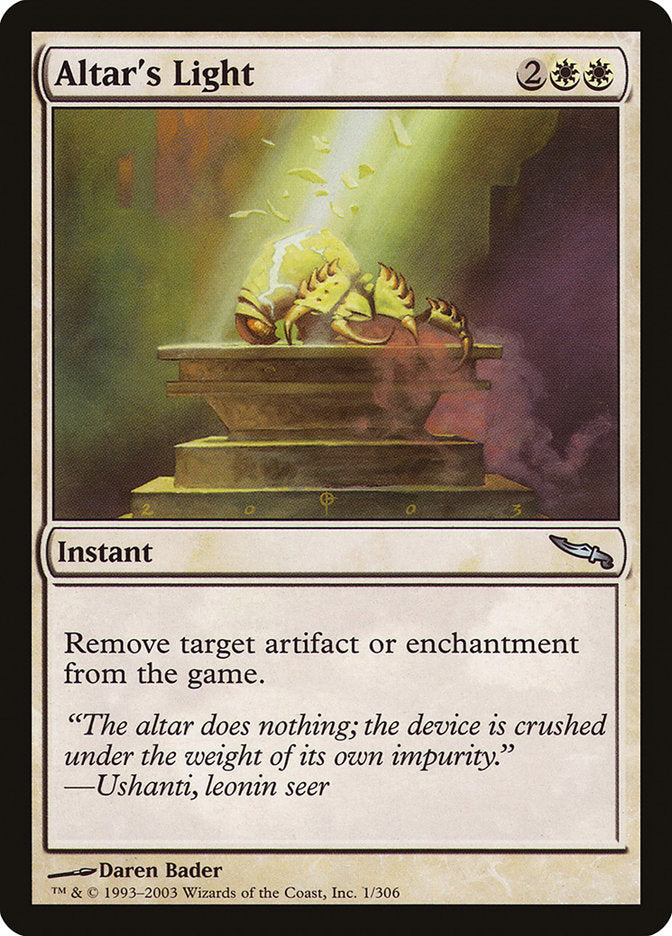 Altar's Light (1) [Mirrodin] | Odin's Place