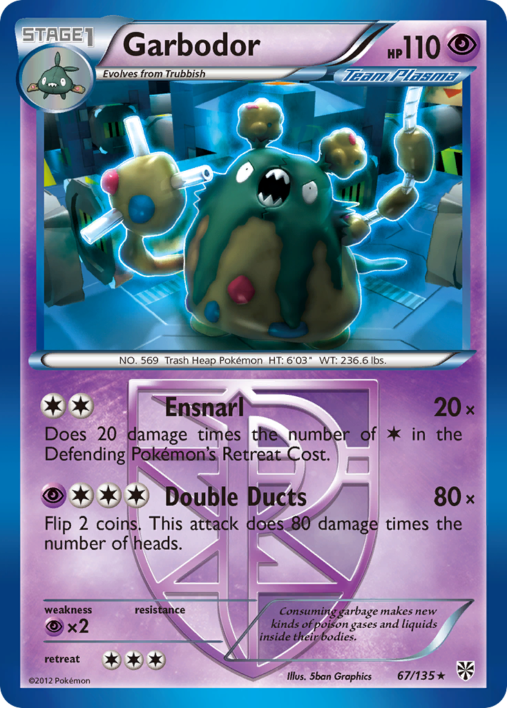 Garbodor (67/135) [Black & White: Plasma Storm] | Odin's Place