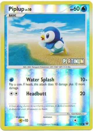 Piplup (71/100) [Burger King Promos: 2009 Collection] | Odin's Place