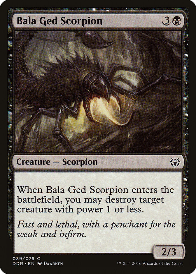 Bala Ged Scorpion (39) [Duel Decks: Nissa vs. Ob Nixilis] | Odin's Place