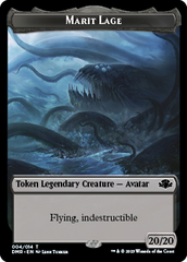 Insect // Marit Lage Double-Sided Token [Dominaria Remastered Tokens] | Odin's Place