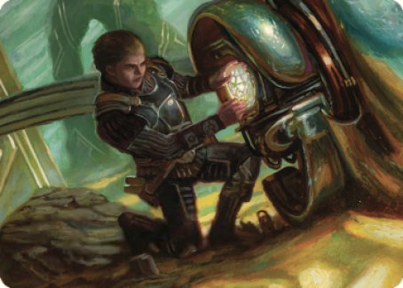 Urza, Powerstone Prodigy Art Card [The Brothers' War Art Series] | Odin's Place