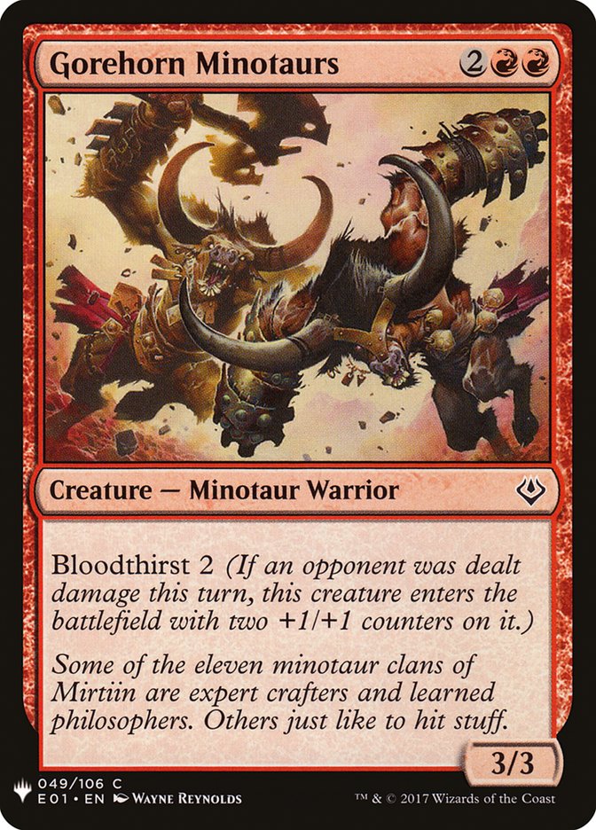 Gorehorn Minotaurs [Mystery Booster] | Odin's Place
