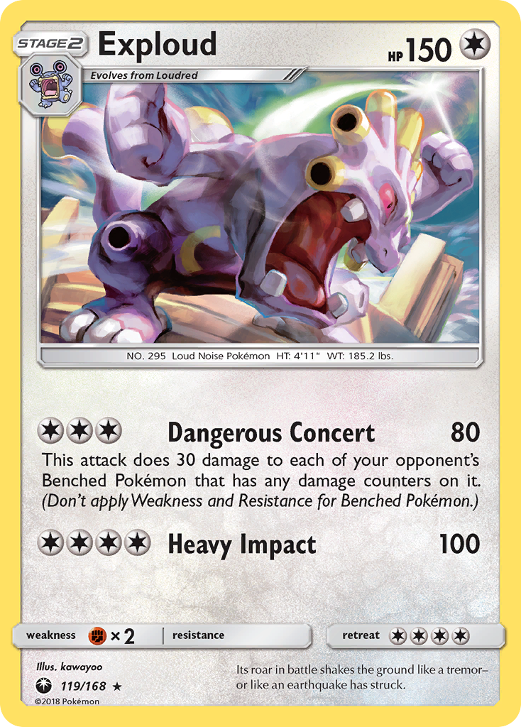 Exploud (119/168) [Sun & Moon: Celestial Storm] | Odin's Place