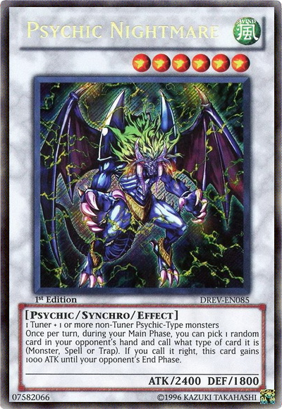 Psychic Nightmare [DREV-EN085] Secret Rare | Odin's Place