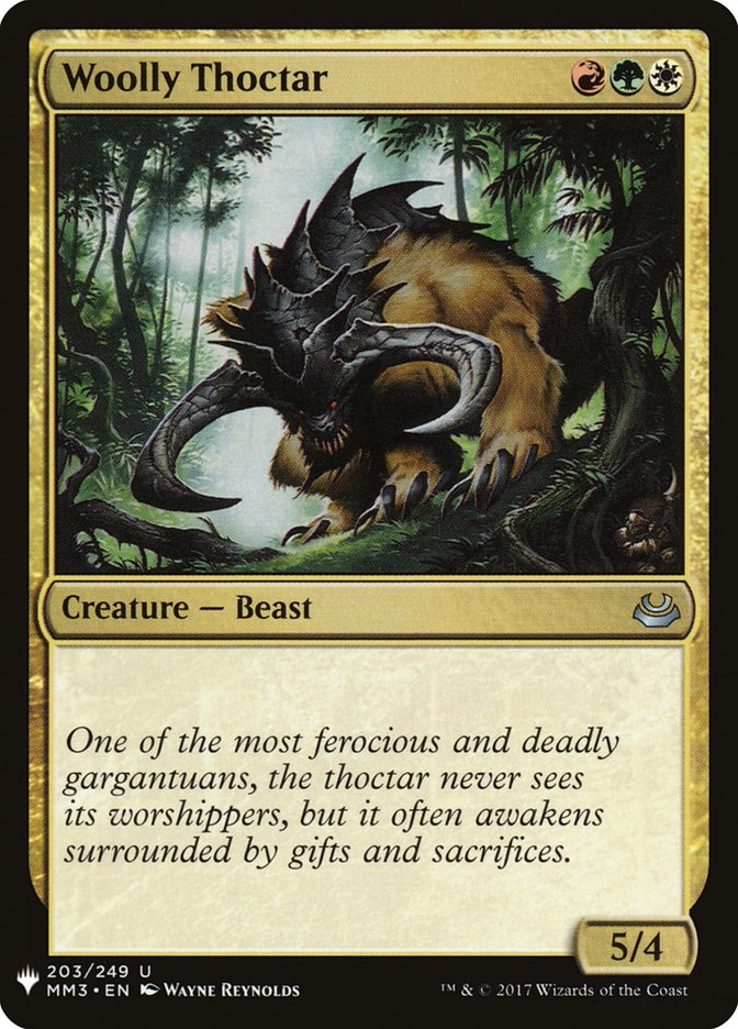 Woolly Thoctar [Mystery Booster] | Odin's Place