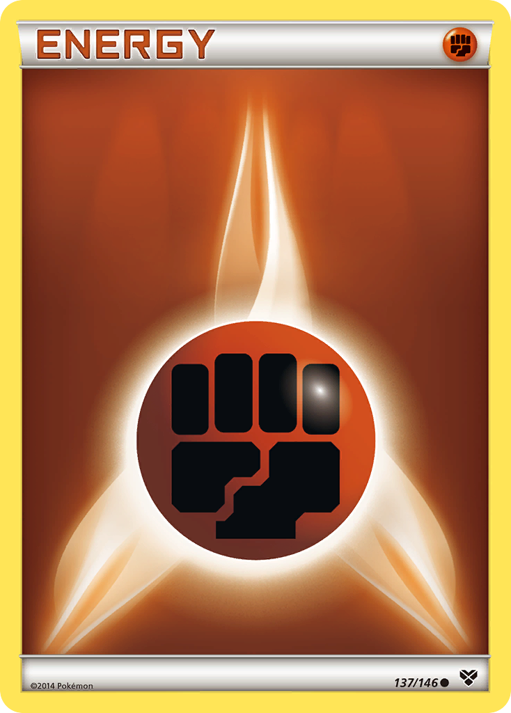 Fighting Energy (137/146) [XY: Base Set] | Odin's Place