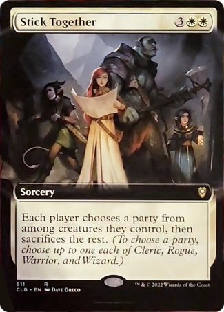 Stick Together (Extended Art) [Commander Legends: Battle for Baldur's Gate] | Odin's Place