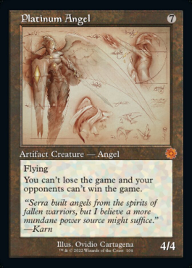 Platinum Angel (Retro Schematic) [The Brothers' War Retro Artifacts] | Odin's Place
