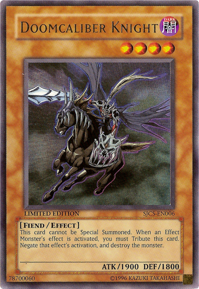 Doomcaliber Knight [SJCS-EN006] Ultra Rare | Odin's Place