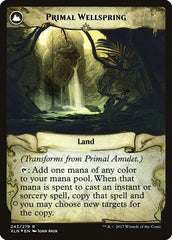 Primal Amulet // Primal Wellspring [Ixalan Prerelease Promos] | Odin's Place