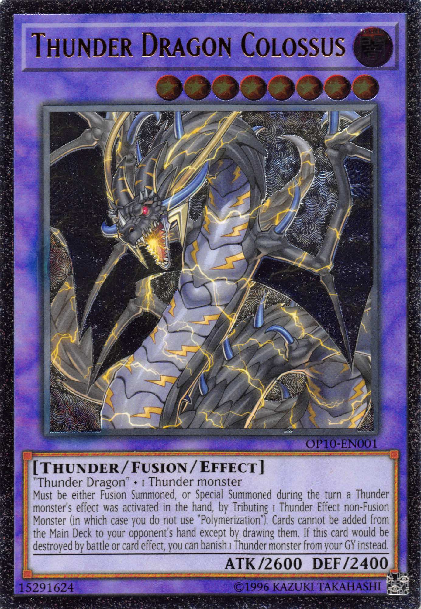 Thunder Dragon Colossus [OP10-EN001] Ultimate Rare | Odin's Place