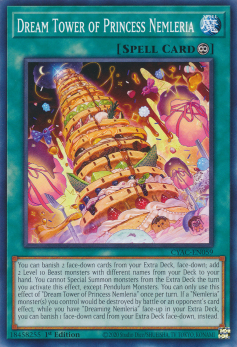 Dream Tower of Princess Nemleria [CYAC-EN059] Common | Odin's Place
