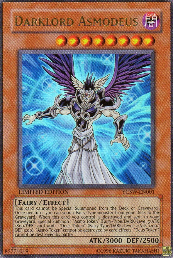 Darklord Asmodeus [YCSW-EN001] Ultra Rare | Odin's Place