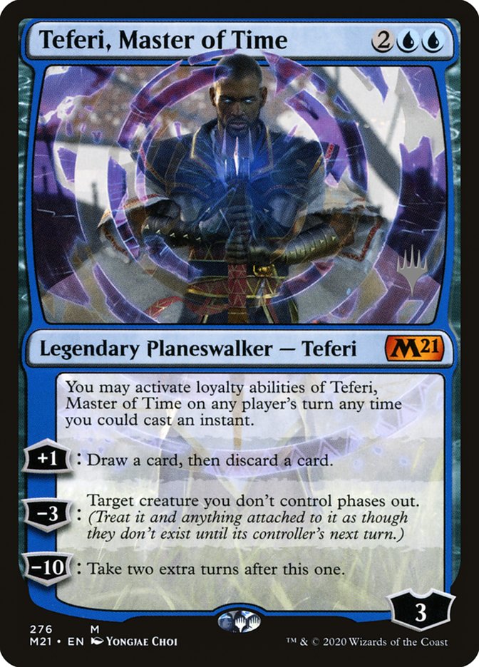 Teferi, Master of Time (Promo Pack) (276) [Core Set 2021 Promos] | Odin's Place