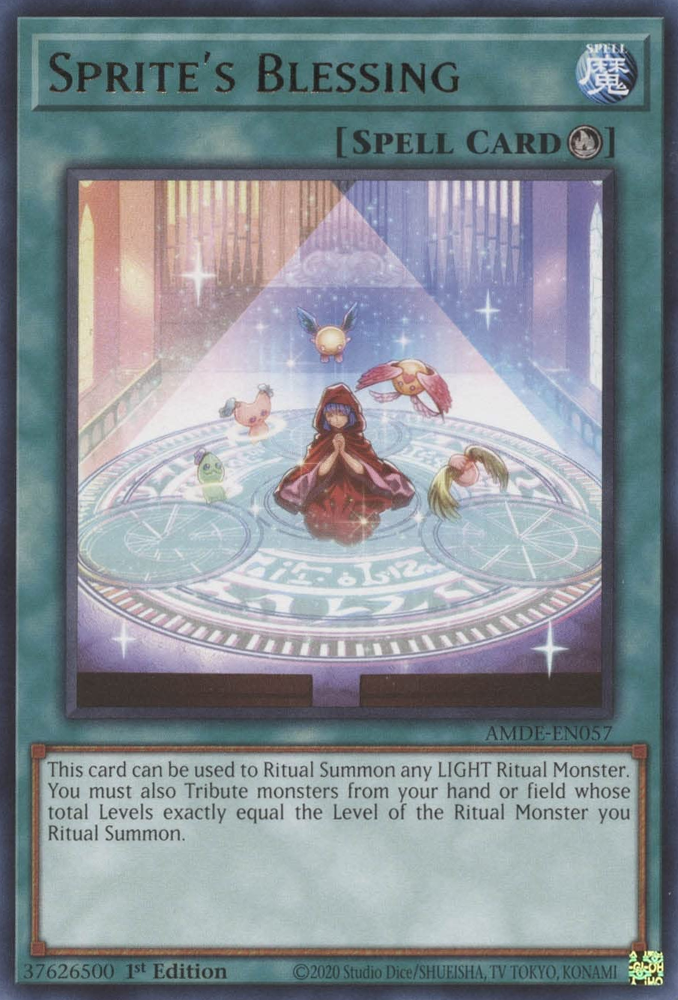 Sprite's Blessing [AMDE-EN057] Rare | Odin's Place