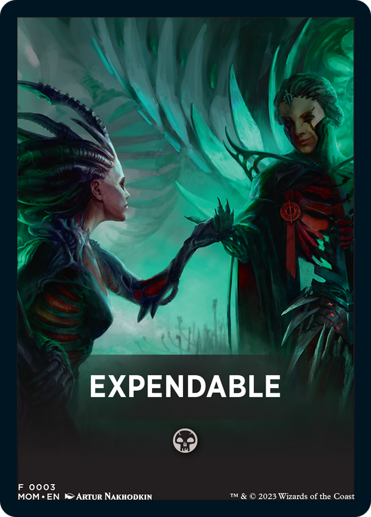 Expendable Theme Card [March of the Machine Tokens] | Odin's Place
