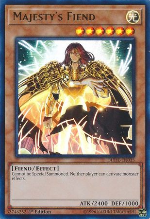 Majesty's Fiend [DUDE-EN035] Ultra Rare | Odin's Place
