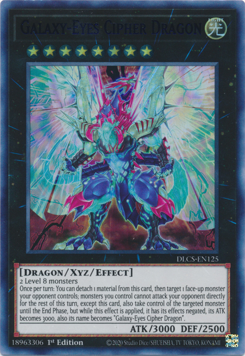 Galaxy-Eyes Cipher Dragon (Blue) [DLCS-EN125] Ultra Rare | Odin's Place