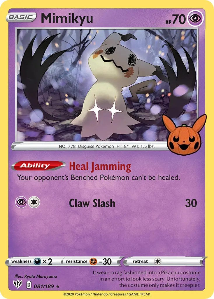 Mimikyu (081/189) [Trick or Trade] | Odin's Place