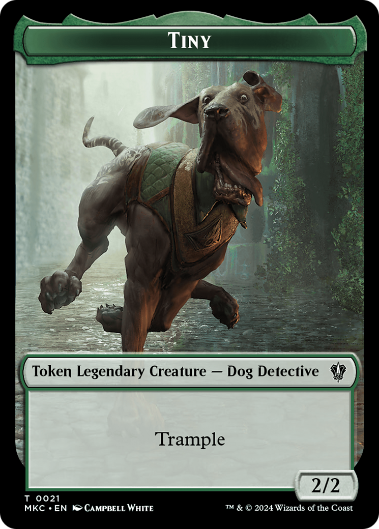 Eldrazi // Tiny Double-Sided Token [Murders at Karlov Manor Commander Tokens] | Odin's Place