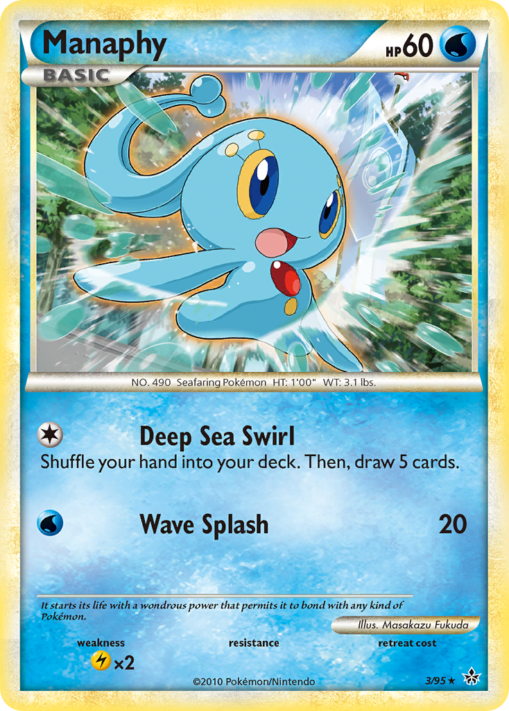 Manaphy (3/95) [HeartGold & SoulSilver: Unleashed] | Odin's Place