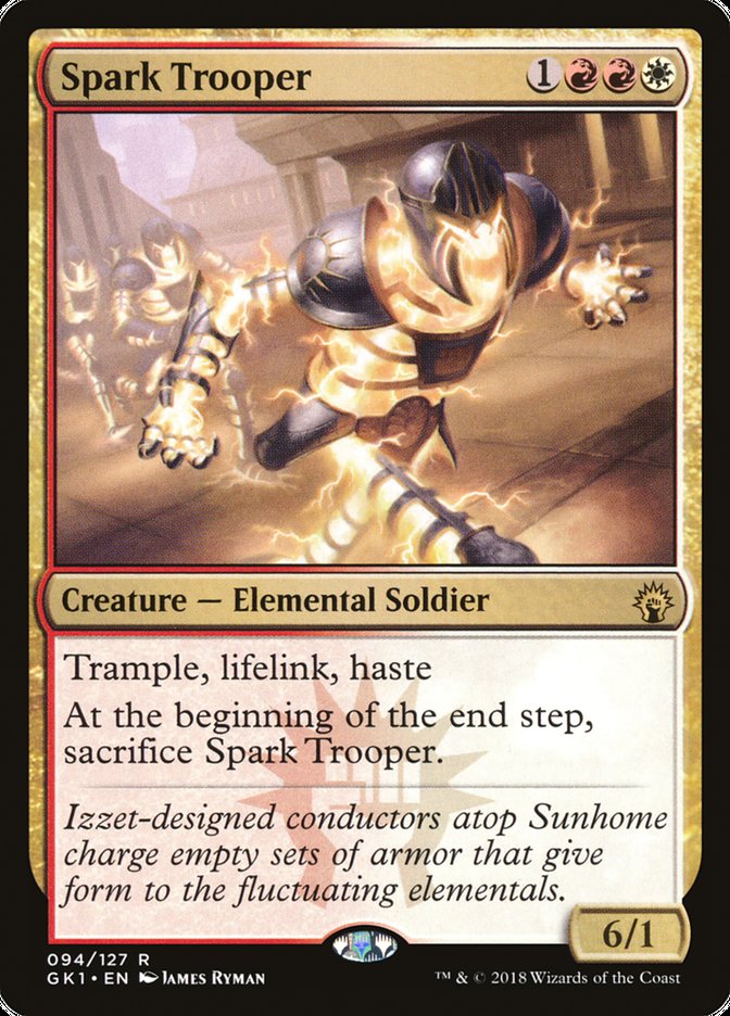 Spark Trooper (94) [Guilds of Ravnica Guild Kit] | Odin's Place