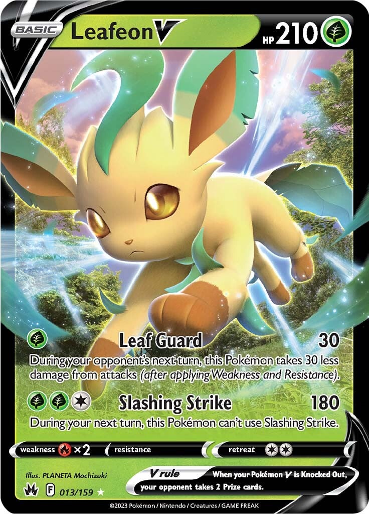 Leafeon V (013/159) [Sword & Shield: Crown Zenith] | Odin's Place