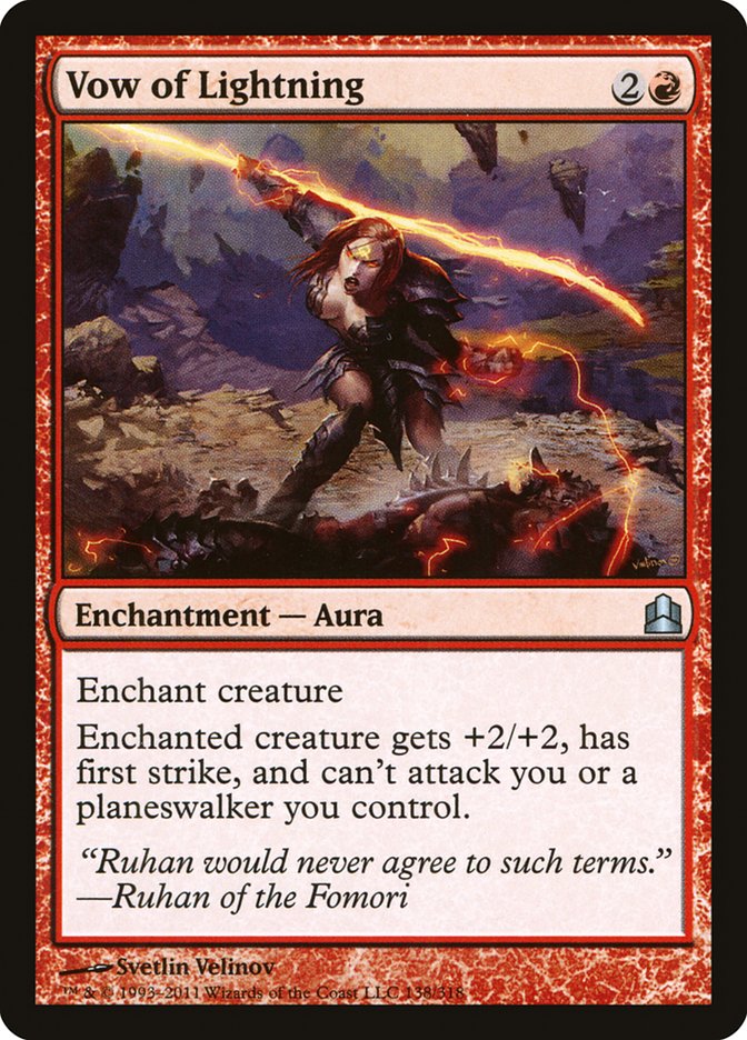 Vow of Lightning (138) [Commander 2011] | Odin's Place