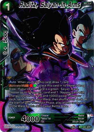 Raditz, Saiyan-In-Arms (SPR) (BT7-051) [Assault of the Saiyans] | Odin's Place