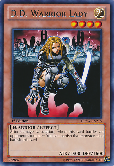 D.D. Warrior Lady [LCYW-EN215] Rare | Odin's Place