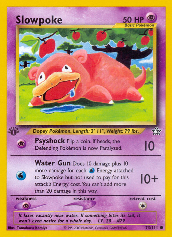 Slowpoke (73/111) [Neo Genesis 1st Edition] | Odin's Place