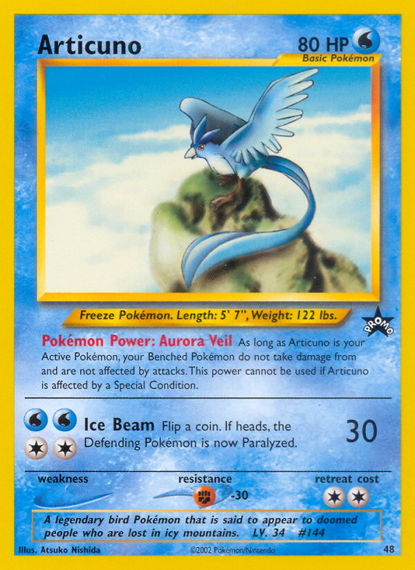 Articuno (48) [Wizards of the Coast: Black Star Promos] | Odin's Place