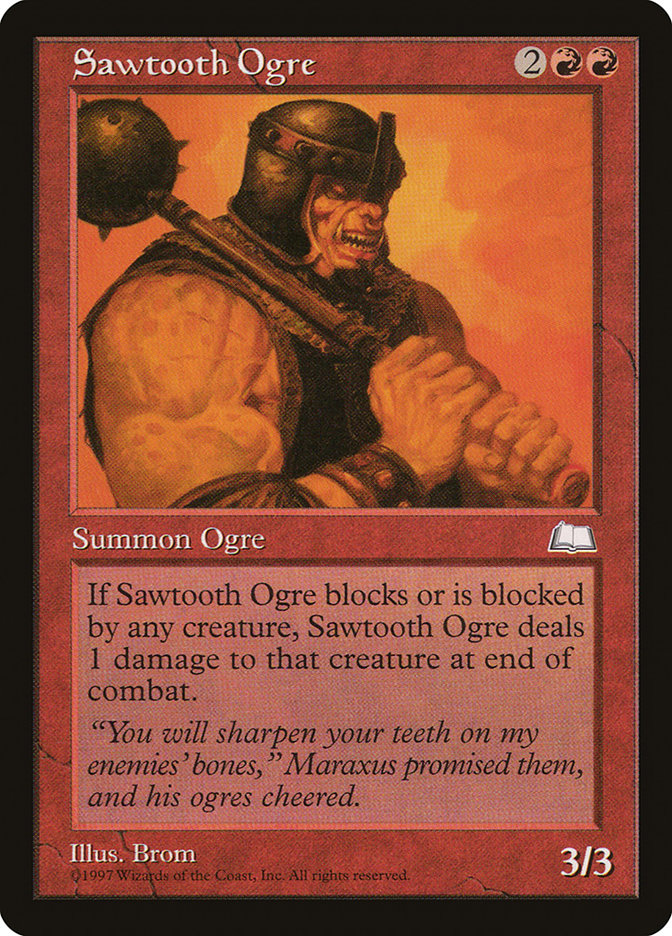 Sawtooth Ogre (114) [Weatherlight] | Odin's Place